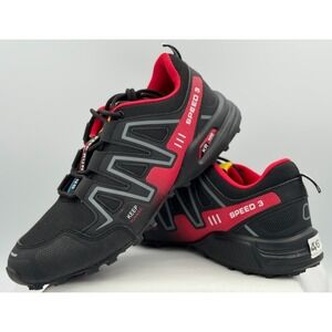 Keep Running Yueye Paoxie Speed 3 Black Trail Hiking Shoes - Size 46 - NEW